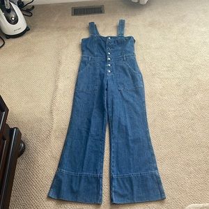 Aerie denim jumpsuit